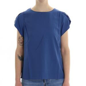 CAMICIA MANICHE SBUFFO BLU